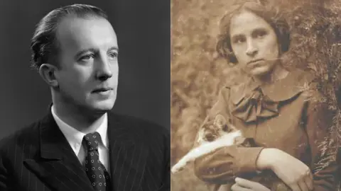 Paul &Eacute;luard (Wikimedia Commons) y Gala (detalle de la portada de 'Gala dal&iacute;. La vida secreta').